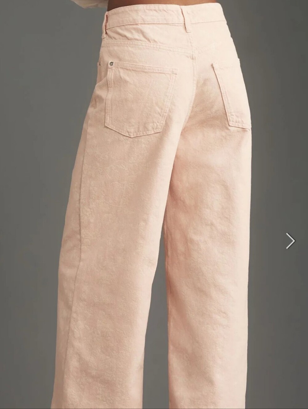 Pilcro A Line Floral Wide-Leg Jeans *34 * nwot - Picture 2 of 6